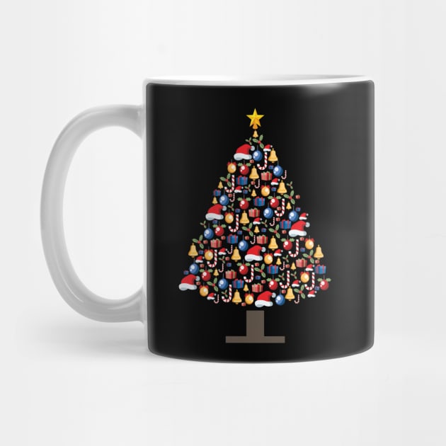Christmas Tree - Multi Stuff, Christmas Presents Gift, For Men, Women, Kids by Art Like Wow Designs
